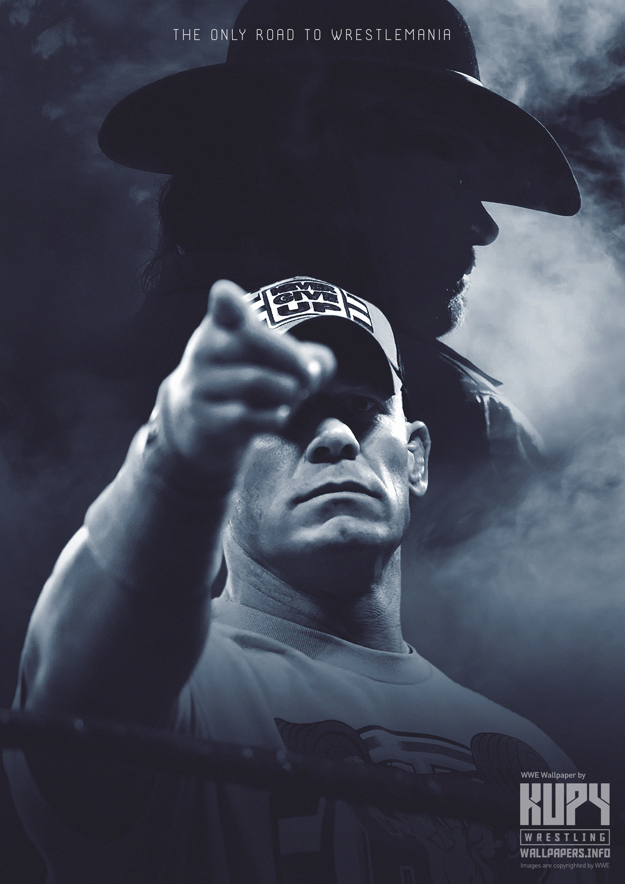 brock lesnar vs undertaker wrestlemania 30 poster