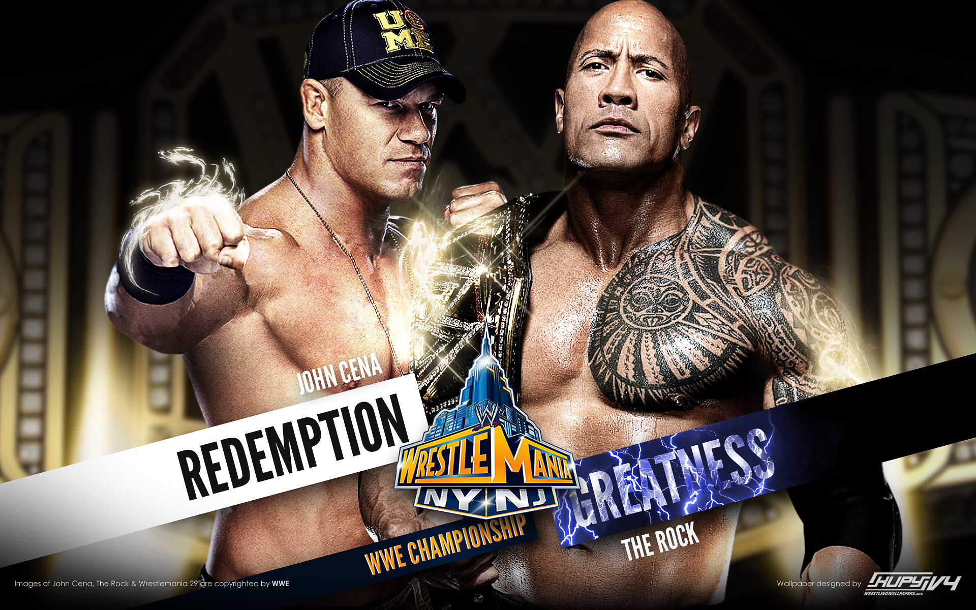 Kupy Wrestling Wallpapers The Latest Source For Your Wwe Wrestling Wallpaper Needs Mobile Hd And 4k Resolutions Available Blog Archive New Wrestlemania 29 Wallpaper The Rock Vs John Cena Ii