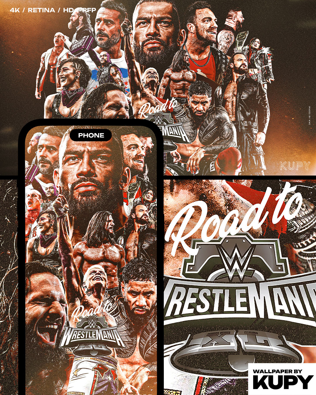 wrestlemania wallpaper